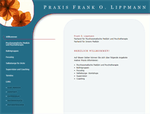 Tablet Screenshot of frank-lippmann.de